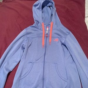 North face zip up jacket